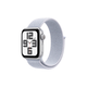 Apple/蘋(píng)果 Watch SE 智能手表GPS款40毫米銀色鋁金屬表殼青云色回環(huán)式運動(dòng)表帶MXF33CH/B