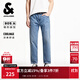 杰克·瓊斯（JACK&JONES）男裝秋季舒適涼感時(shí)尚褲子水洗個(gè)性做舊磨破牛仔褲長(cháng)褲225332003 E39中藍牛仔 常規 34 180 W34/L32