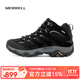 邁樂(lè )（Merrell）上新 戶(hù)外經(jīng)典徒步鞋男女款MOAB3 GTX中幫透氣防水耐磨防滑登山鞋 J036243黑色(男款) 41