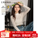 LAGOGO蕾絲白色長(cháng)袖打底衫女拉谷谷2025年春新款修身舒適T恤上衣 本白色 L
