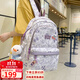 viney書(shū)包女童可愛(ài)大學(xué)生高中初中小學(xué)生大容量雙肩包輕便減負簡(jiǎn)約電腦包旅行背包兒童3-6年級高顏值戶(hù)外出游休閑