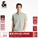 杰克·瓊斯（JACK&JONES）百搭時(shí)尚簡(jiǎn)約潮流通勤商務(wù)休閑字母刺繡polo衫上衣男裝225106003 E06灰綠色 常規 M