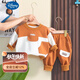 迪士尼（Disney）嬰兒衣服春秋帥氣時(shí)尚棉質(zhì)衛(wèi)衣分體套裝一2周歲3男寶寶洋氣春秋裝 橘色（實(shí)物暗一點(diǎn)） 90 cm