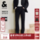 杰克·瓊斯（JACK&JONES）25年男裝秋季黑色牛仔褲男903直筒休閑長(cháng)褲萊賽爾親膚微彈男褲子 A15黑色牛仔 31 175 W31/L30