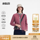 AIGLE【25年秋季新品】艾高全拉鏈厚實(shí)防風(fēng)抓絨衣女運動(dòng)休閑外套 蔓越莓色 BK105 建議拍大 38 165/88A