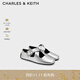 CHARLES&KEITH交叉帶平底瑪麗珍鞋芭蕾舞鞋生日禮物CK1-70580264 Silver銀色 38 （245）