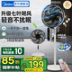 美的（Midea）電風(fēng)扇風(fēng)扇落地扇七葉大風(fēng)量節能搖頭電扇家用風(fēng)扇柔風(fēng)輕音臥室立式桌面臺扇遙控定時(shí) 【升級9H定時(shí)+觸控】遙控輕音颶風(fēng)落地扇35BJD