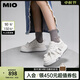 MIO【宋亞軒同款】米奧小白休閑鞋厚底板鞋運(yùn)動(dòng)情侶溶解女鞋男老爹鞋 白色 （李昀銳同款） 35