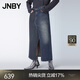 江南布衣（JNBY）夏季女裝廢土風(fēng)純棉牛仔半身裙H型女通勤5O4D11410 994/牛仔普蘭 L