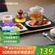 志高（CHIGO）暖菜板熱菜板保溫板加熱菜板加熱桌墊飯菜保溫板餐桌熱菜板熱菜神器 ZG-QF02H