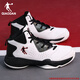 喬丹正品高幫籃球鞋男鞋運動(dòng)鞋2025秋冬季新款專(zhuān)業(yè)防滑耐磨青少年球鞋 白色/黑色 42