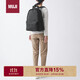 MUJI帶PC收納袋雙肩包休閑包 黑色 大包 新款 簡(jiǎn)約 實(shí)用 女生 禮物