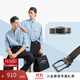EMPORIO ARMANI/阿瑪尼官方旗艦【禮物】新款男士雙面老錢(qián)風(fēng)針扣腰帶3.5CM秋冬 80740-黑色荔枝紋/灰色光面