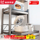 美廚物語(yǔ)微波爐置物架廚房多功能臺面電飯煲鍋烤箱收納架子一體抽拉式