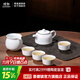 景德鎮茶具陶瓷瓷器羊脂白玉功夫茶具泡茶壺套裝整套家用高檔送長(cháng)輩禮物 羊脂玉白瓷茶具套裝