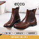 愛(ài)步（ECCO）女鞋秋季英倫圓頭舒適休閑靴子切爾西靴短靴女靴266503國內現貨 01014 37