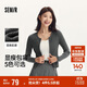 森馬（Semir）針織開(kāi)衫女短款緊身顯瘦正肩秋季溫柔系純色圓領(lǐng)上衣101524106001