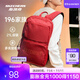斯凱奇（Skechers）男女同款196家族雙肩包電腦包學(xué)生經(jīng)典百搭簡(jiǎn)約高中書(shū)包旅行背包 賽車(chē)紅/001W 20-30升