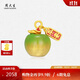 周大生黃金蘋(píng)果轉運珠足金痛金溫變琺瑯吊墜禮物送男友 1.45g