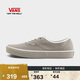 VANS范斯官方 Authentic純色輕便透氣男鞋女鞋帆布鞋 灰色   42.5   