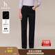 哈吉斯（HAZZYS）女裝 秋季款女士【PHIZ系列】直筒磨毛時尚牛仔長褲女 黑色BK 36 (155/68A 36)