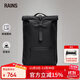 Rains雙肩包大容量卷邊背包輕商務(wù)電腦包男女徒步旅行防水書(shū)包Rolltop 