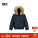 森馬（Semir）羽絨服女冬季可脫卸毛領(lǐng)牛角扣80絨子2025學(xué)院風(fēng)外套109725113026