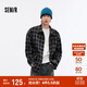 森馬（Semir）森柔牛仔|夾克男裝設計感格子牛仔外套寬松秋季上衣103524108103