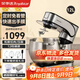 榮事達（Royalstar）廚師機家用和面機商用揉面機智能定時(shí)多功能打蛋器奶油打發(fā)器攪拌料理機 12升大容量 RM2000Z