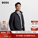 BOSS博斯男士寬松版型城市風(fēng)雙面夾克 001-黑色 M (48)