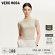VEROMODA針織衫女2025新款圓領(lǐng)條紋針織簡(jiǎn)約百搭3255002 心羽灰色 S