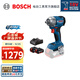 博世（BOSCH）GDS 18V-350專(zhuān)業(yè)鋰電無(wú)刷沖擊扳手大力矩套筒電動(dòng)風(fēng)炮 【推薦】雙電版（4.0Ah×2）