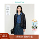 茵曼（INMAN）輕薄簡(jiǎn)約無(wú)領(lǐng)短款羽絨馬甲女士2024新款可內搭可外穿薄款外套 黑色 XL