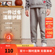 NIKE JORDAN 耐克AJ童裝男童褲子加絨保暖冬季新款兒童長(cháng)褲 巖層灰【加絨保暖】 160 /69 【建議身高158-170cm】