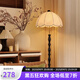 光之圈vintage客廳落地燈白蠟木中古風(fēng)法式電視柜沙發(fā)邊幾臥室床頭臺燈 【竹節落地燈】北美A級白蠟木-150CM-暖光