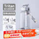 希樂(lè )（cille）大容量水壺戶(hù)外Tritan運動(dòng)水杯男士學(xué)生兒童吸管杯便攜夏季杯子