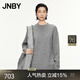 JNBY/江南布衣春秋針織衫含羊駝毛毛衣寬松厚款套頭毛衫5O9314460 073/雜煙灰 L