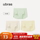 ubras【店鋪推薦】無(wú)尺碼女士?jì)妊澘咕d無(wú)痕內褲女高彈升級包臀多條裝 冰綠+瓷月幾+奶油布丁 均碼 90-130斤