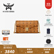 MCM【雙11限時(shí)6期免息】官旗MILLIE VISETOS中號鏈條包單肩信封包 干邑色 中號