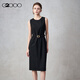 G2000【配送腰帶/商場(chǎng)同款】女裝秋冬柔軟舒適無(wú)袖連衣裙