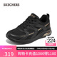 斯凱奇（Skechers）運動(dòng)鞋女2025新款秋透氣氣墊跑步鞋軟底休閑健步鞋117648