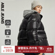 ABLE JEANS25冬季新款男士寬松立領(lǐng)工程師保暖舒適羽絨夾克 黑色 M （170/92A）