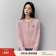 茵曼（INMAN）簡(jiǎn)約刺繡女裝開衫針織衫減齡百搭寬松慵懶2025春秋新品外套上衣 藕粉色 L