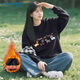 真維斯（Jeanswest）圓領(lǐng)衛衣女2025秋冬加絨加厚長(cháng)袖上衣休閑冬款文藝學(xué)院風(fēng)外套女款
