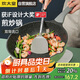 炊大皇 炒鍋不粘鍋 麥飯石色家用平底炒菜鍋32cm 電磁爐明火通用CG32ZQ