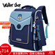Walker Shop輕奢新款小學(xué)生書(shū)包1到6年級護脊減負男女孩背包英倫風(fēng)舒適雙肩包 天藍色小號【推薦1-2年級】 默認尺寸