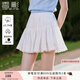 香影白色蓬蓬裙女短裙2025秋季新款小個(gè)子蕾絲花邊高腰a字半身裙 白色 付款后5天內(nèi)發(fā)貨 M