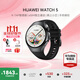 華為（HUAWEI）【咨詢(xún)享優(yōu)惠】華為WATCH 5手表運動(dòng)鴻蒙AI智能eSIM獨立通話(huà)血壓血糖風(fēng)險評估智感窗男女智能Pro 42MM幻月黑丨氟橡膠表帶【送皮表帶+貼膜】