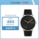 凱文克萊（Calvin Klein）CK手表格調款皮帶男士腕表生日禮物男25200262