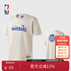 NBA【限時(shí)秒殺】球隊文化系列-湖人/勇士 情侶t恤休閑夏季運動(dòng)短袖男 金州勇士/淺灰白色 L
